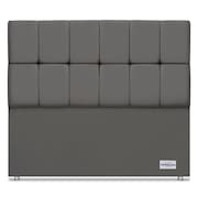 Cabeceira Piave Veluto Cinza Casal (12x140x125) - Ortobom