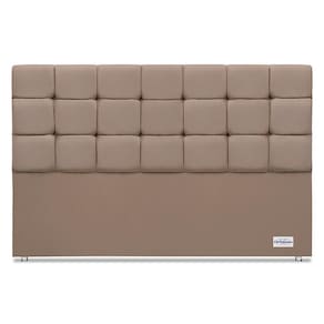 Cabeceira Amur Veluto Bege King (12x188x125) - Ortobom