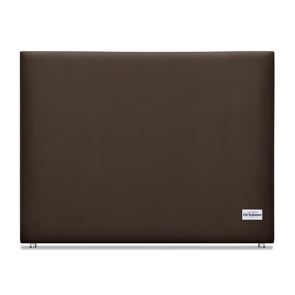 Cabeceira Sena Veluto Marrom Queen (12x160x125) - Ortobom