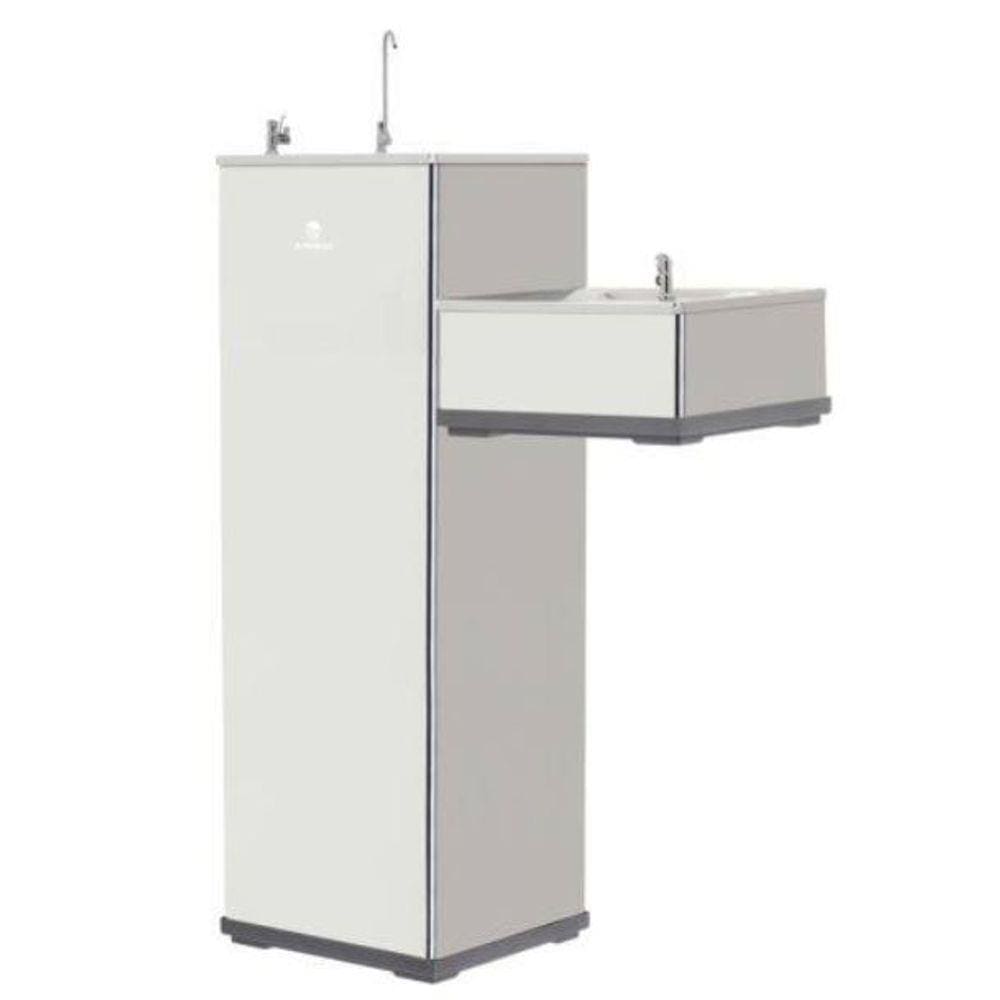 Bebedouro Purificador Coluna Pressão Conjugado Aço Inox Karina