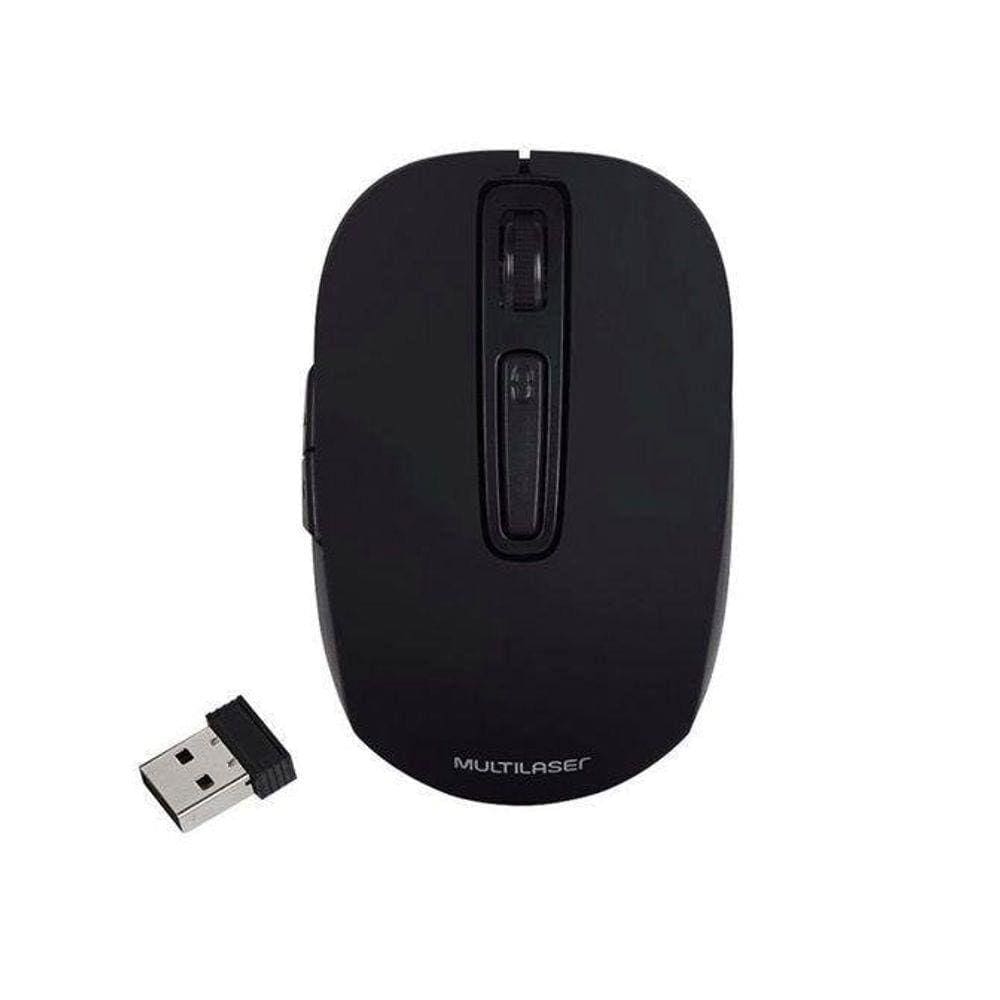 Mouse Multilaser Mo277 Sem Fio Recarregavel