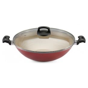 Panela Wok 32 Antiaderente Cereja Premium
