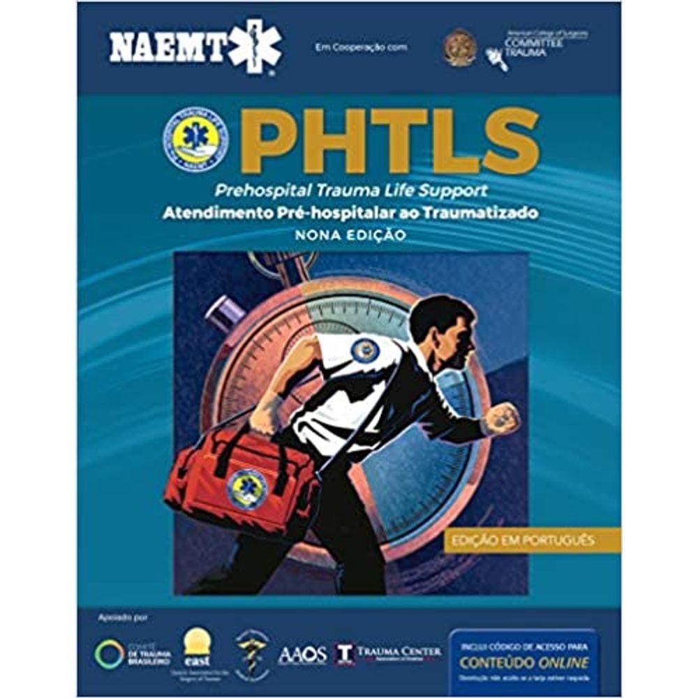 Livro - PHTLS Atendimento Pré-Hospitalar ao Traumatizado, 9ª Ed 2020