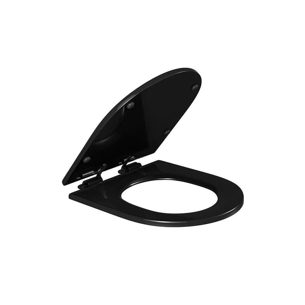 Assento Poliester Slow Close Deca Preto