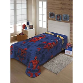 Manta Infantil homem aranha jolitex menino solteiro marvel