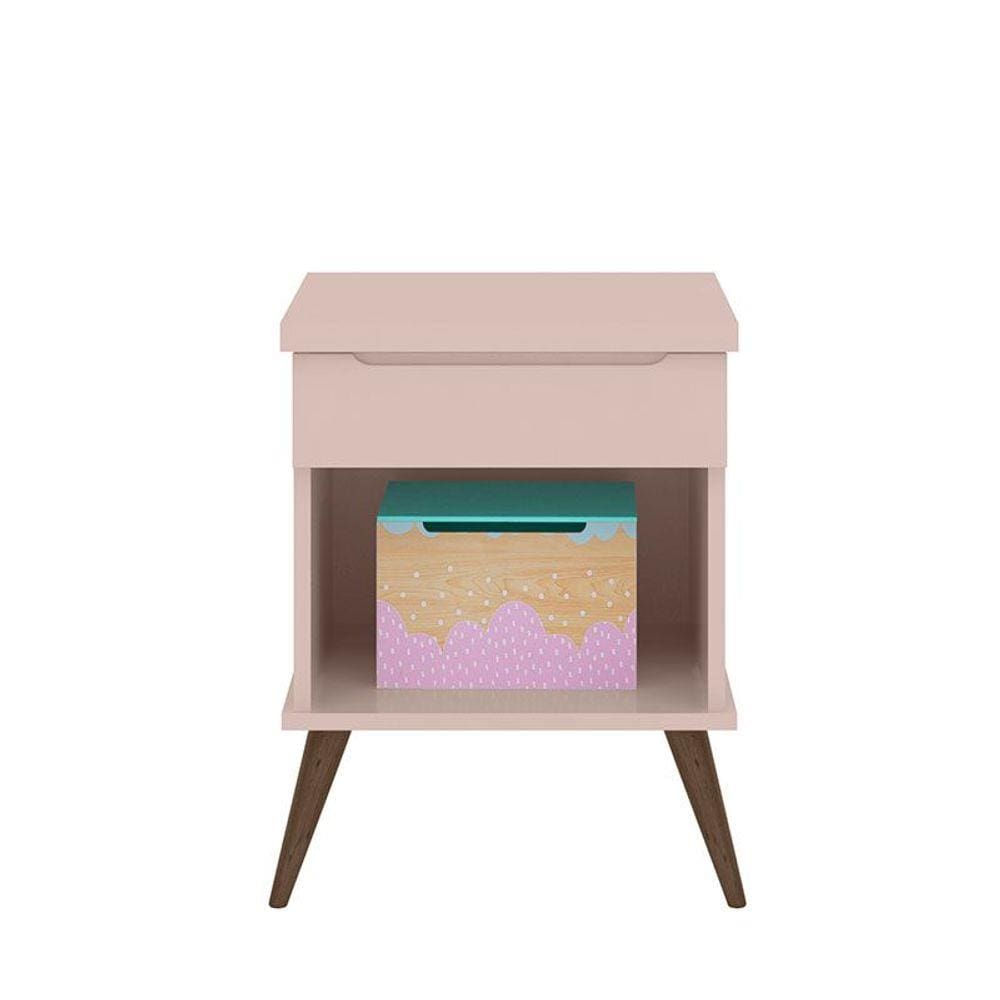 Mesa de Apoio Retrô Alice Acetinado