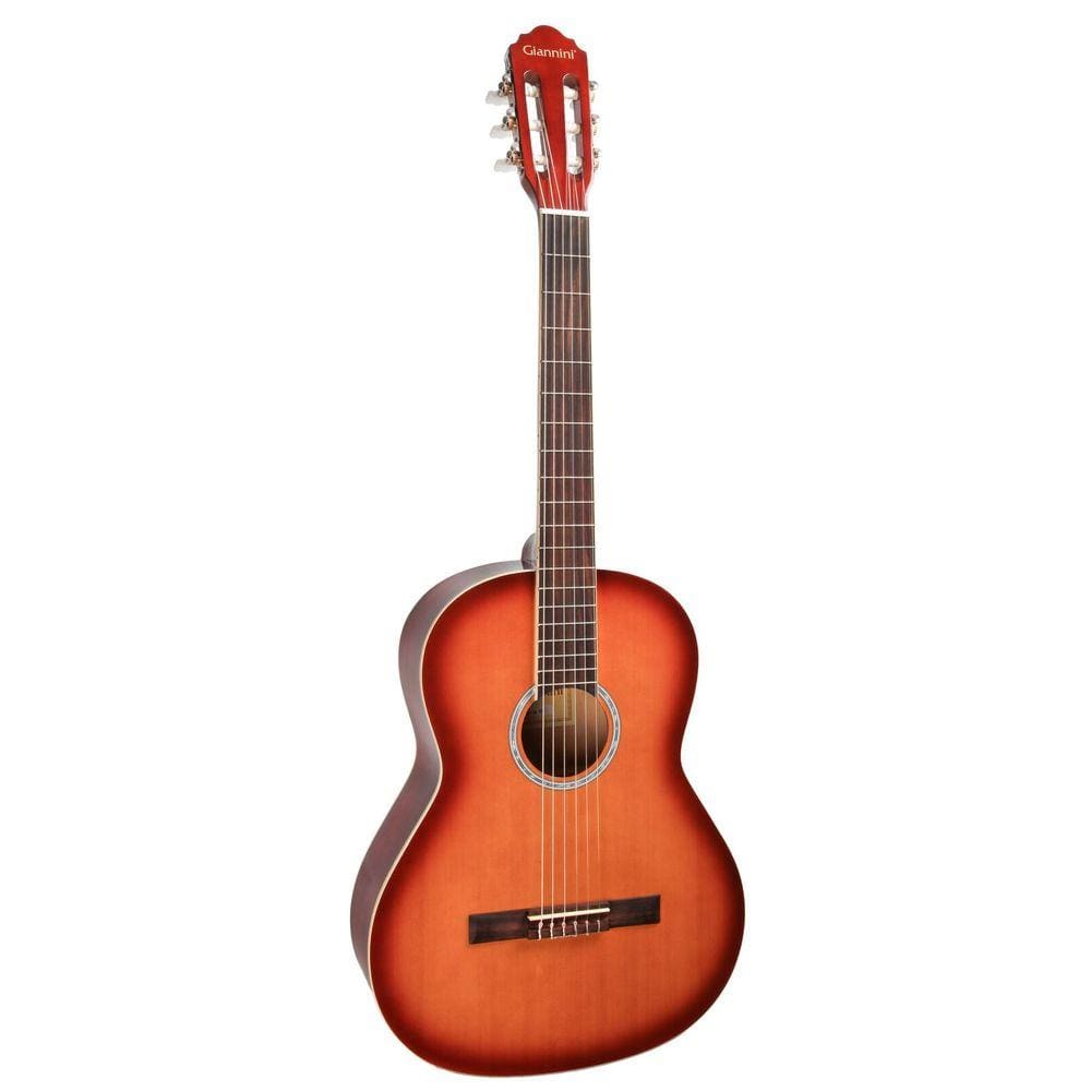 Violao Giannini Gn15 Estudo Nailon Ts - Tobacco Sunburts