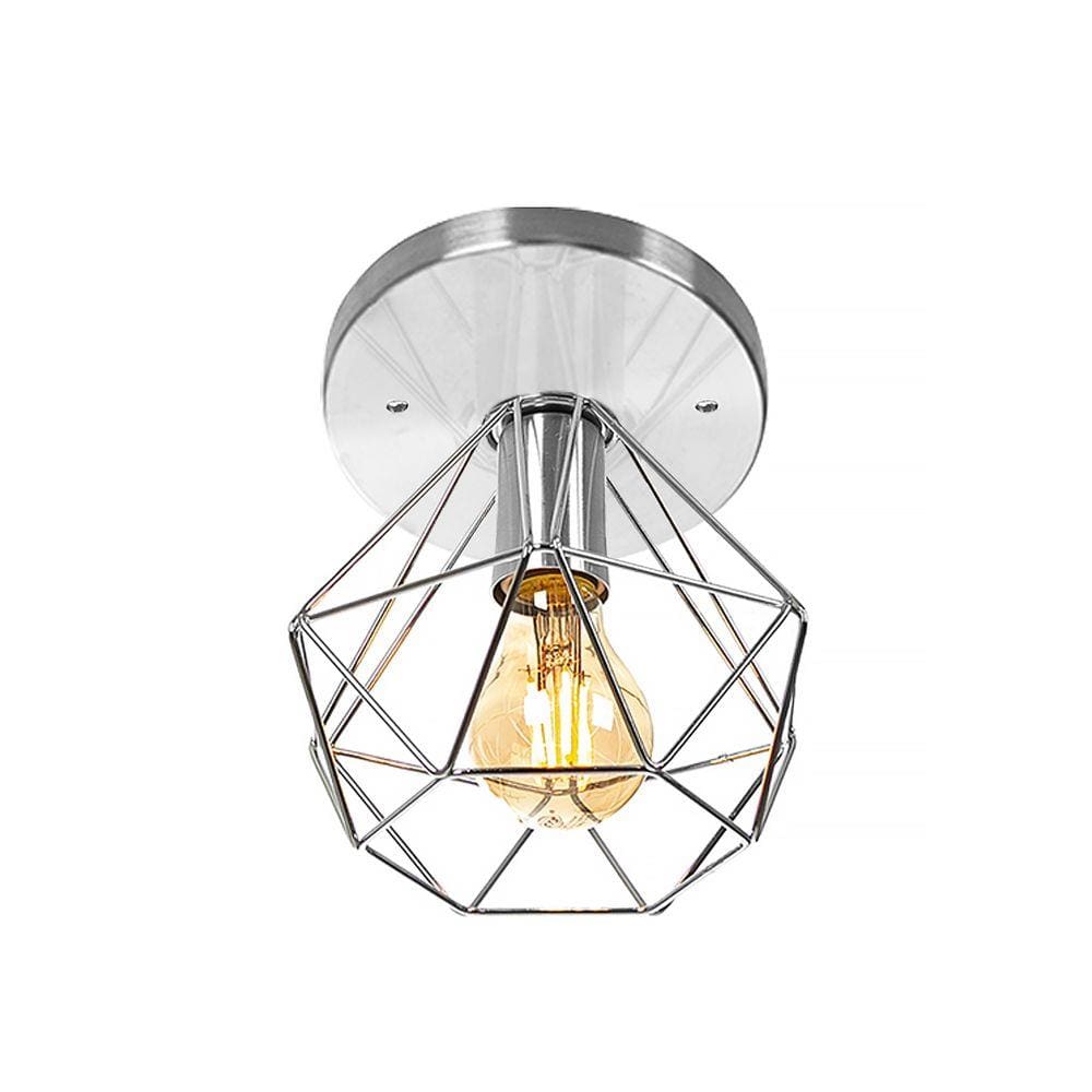 Lustre Plafon Aramado Diamante Majestoso Redondo