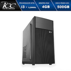 Computador Desktop ICC IV2341S Intel Core I3 3.20 ghz 4gb HD 500GB HDMI FULL HD