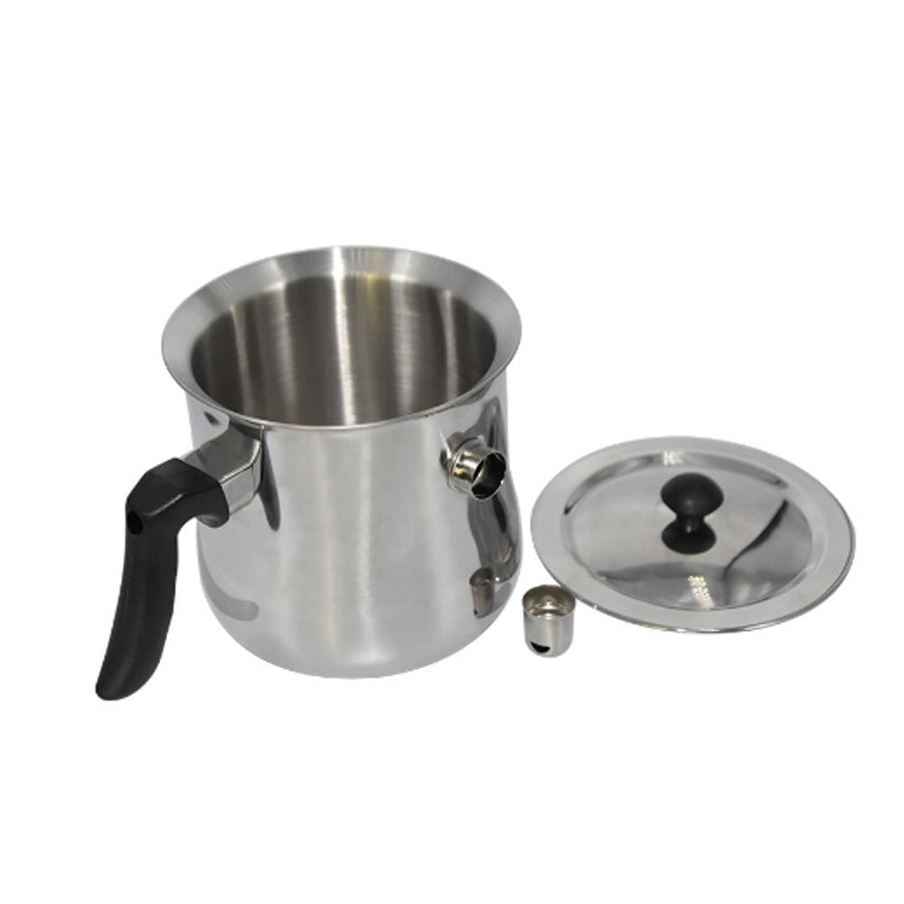 Leiteira aço inox com Apito 1,5 Litros