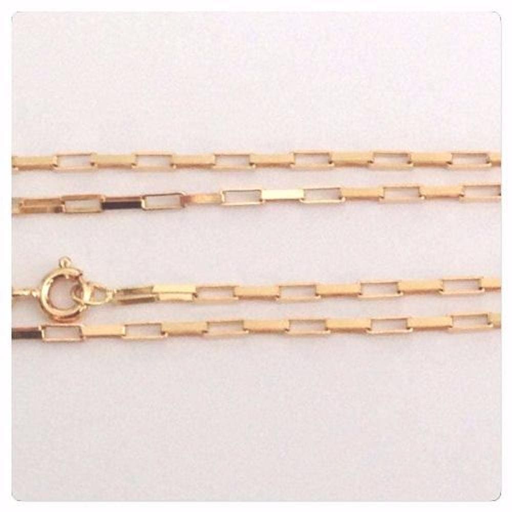 Cordão Corrente Masculino Ouro 70cm 4.8 Gr Ouro 18k 750 Cadeado