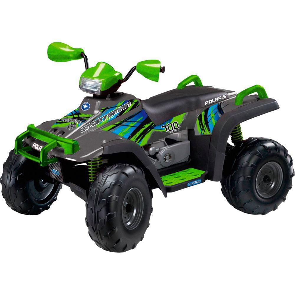 Quadriciclo Elétrico Infantil Peg-Pérego Polaris Sportsman 700 Twin - EL 12V - Lime