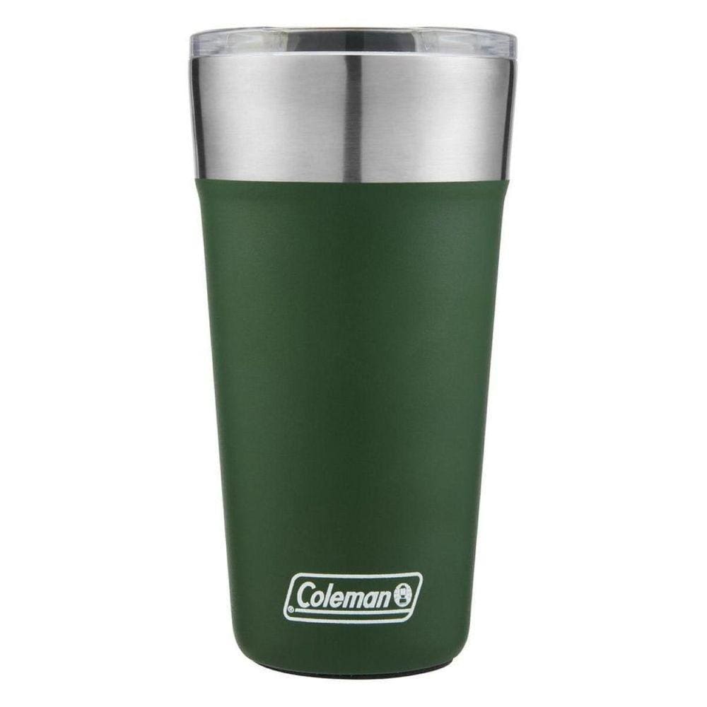 Copo Térmico Cerveja Coleman 590 Verde Com Abridor Garrafas
