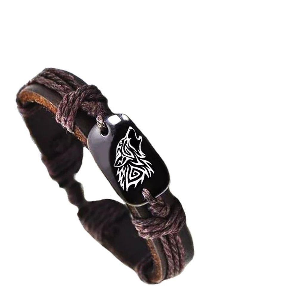 Pulseira para homens Lobo Masculina