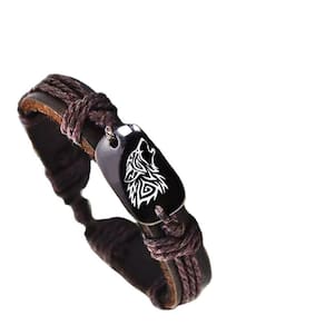 Pulseira para homens Lobo Masculina
