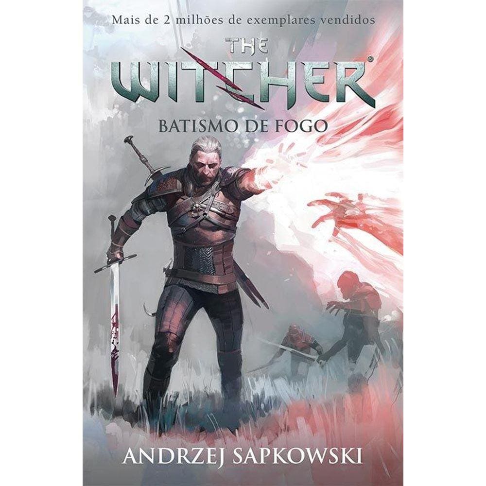 Batismo de fogo - The Witcher - A saga do bruxo Geralt de Rívia (Capa game)