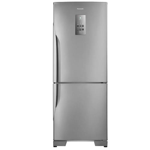 Geladeira 2 Portas 425 Litros Frost Free Aço Escovado Panasonic BB53PV3 - 220V Menor preço em Geladeira 2 Portas 425 Litros Frost Free Aço Escovado Panasonic BB53PV3 - 220V