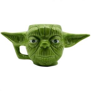 Caneca Star Wars 3D Mestre Yoda