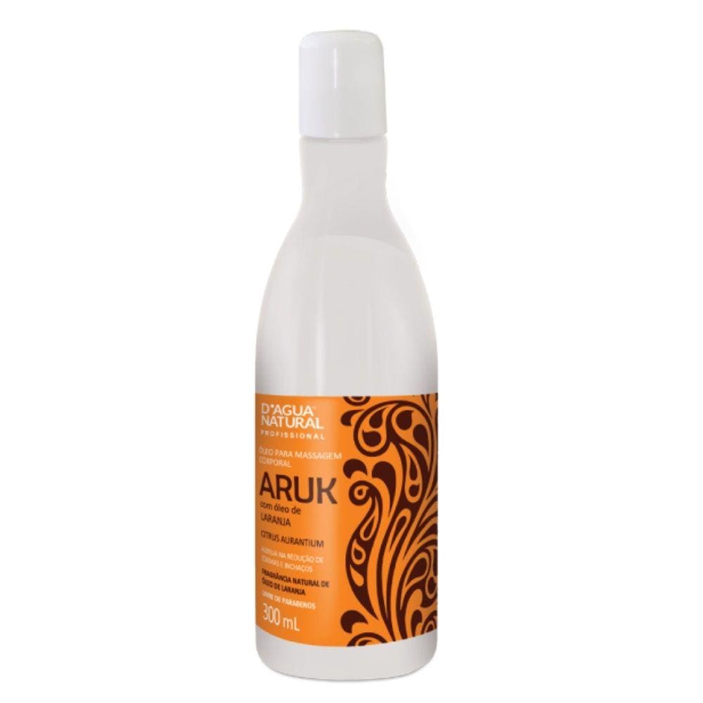 Óleo Para Massagem Corporal Aruk Laranja 300Ml Dágua Natural