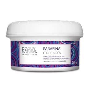 Parafina Hidratante Amaciante Mãos E Pés 260G Dágua Natural