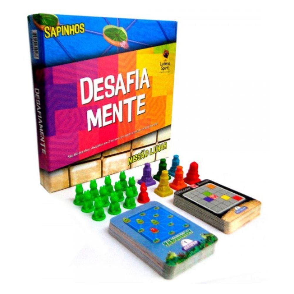 Desafiamente Missão Lunar e Sapinhos Jogos de Tabuleiro Ludens Spirit DES001