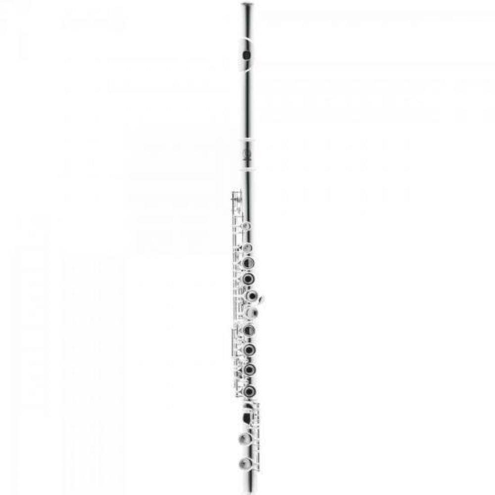 Flauta Transversal C Prateada Harmonics
