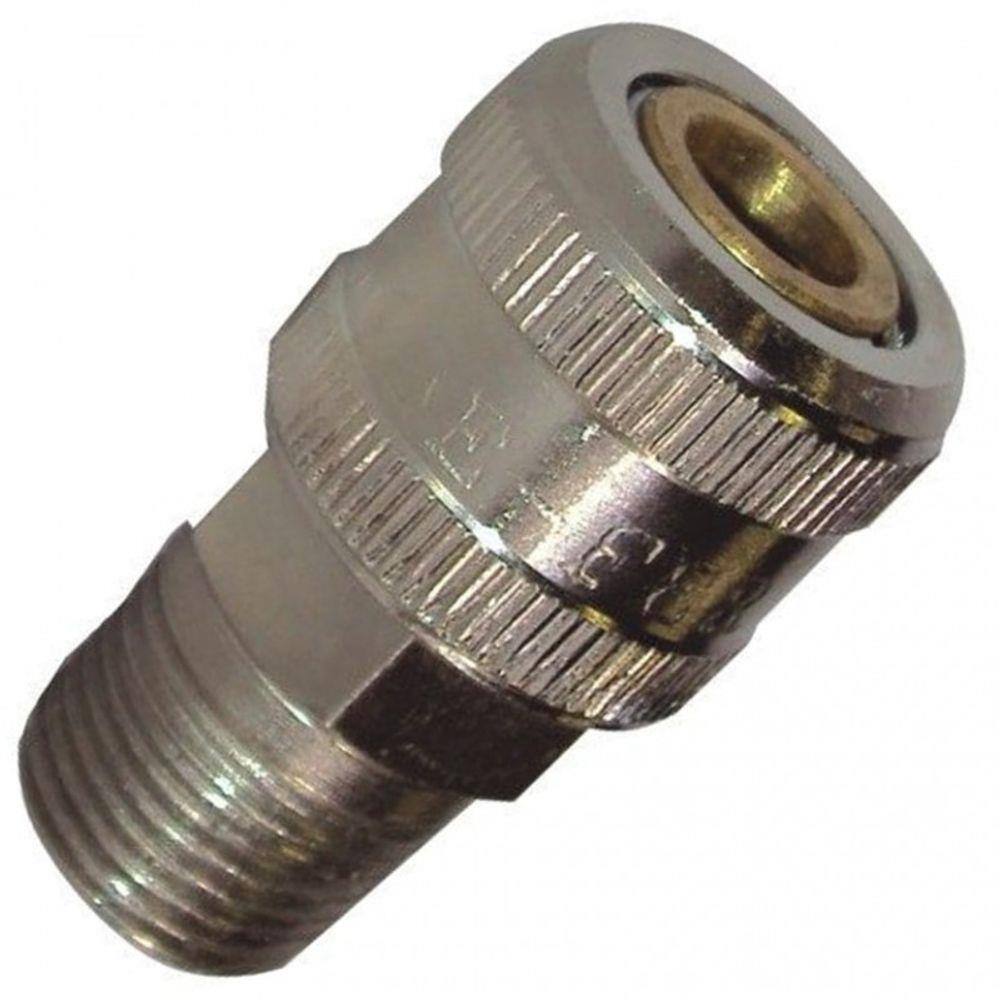 Engate Rápido Lubefer 1/4 Pino x 1/2 Rosca Macho