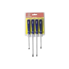 Jogo De Chave Fenda E Philips Com 4 Peças Profissional