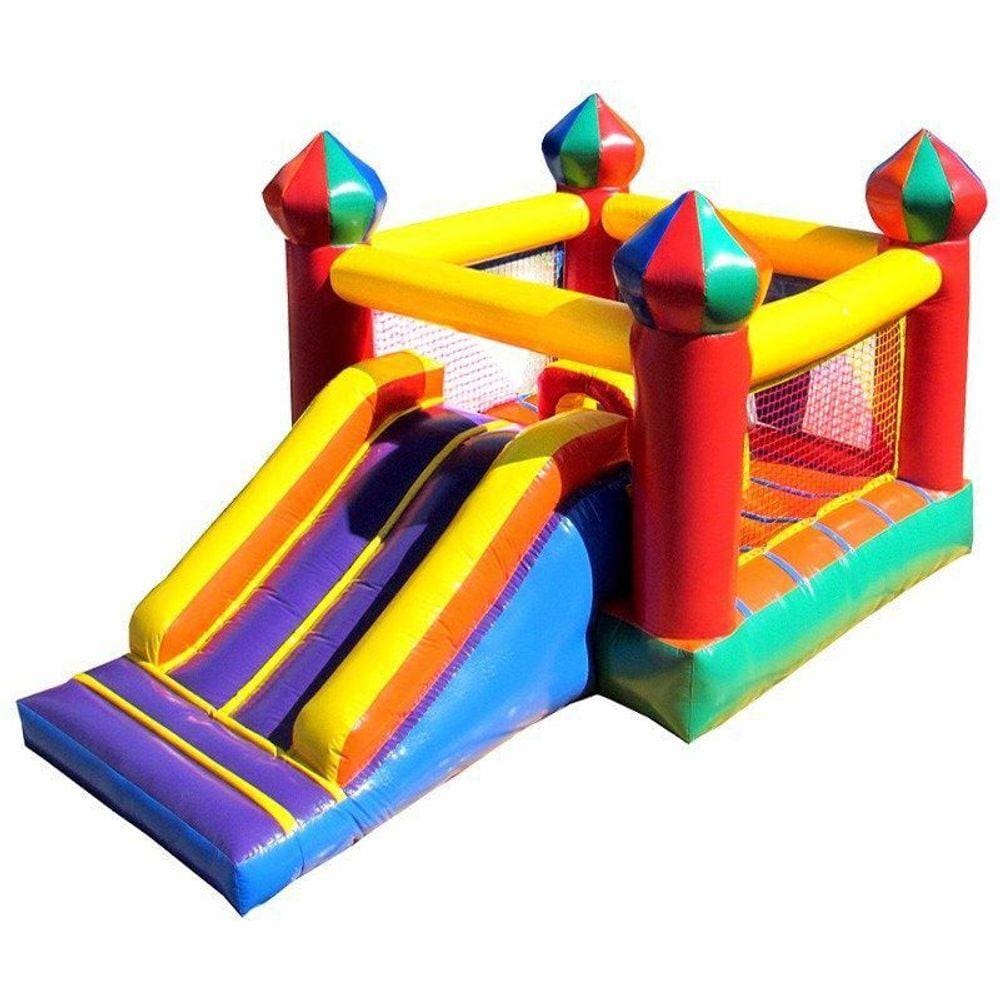 Castelo Escorrega inflável Premium 5m x 3m com Motor