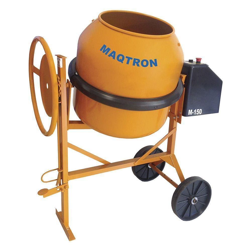 Betoneira 120 Litros Maqtron com Motor 1/3cv Monofásico e Rodas Injetadas