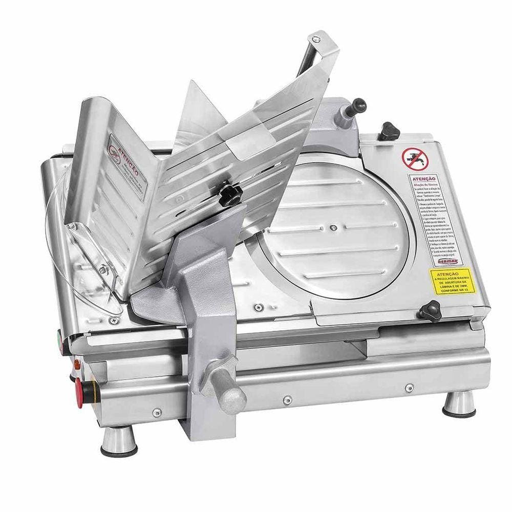 Cortador e Fatiador de Frios Bermar Profissional de 25 cm Semi-Automático Bm17 Bivolt