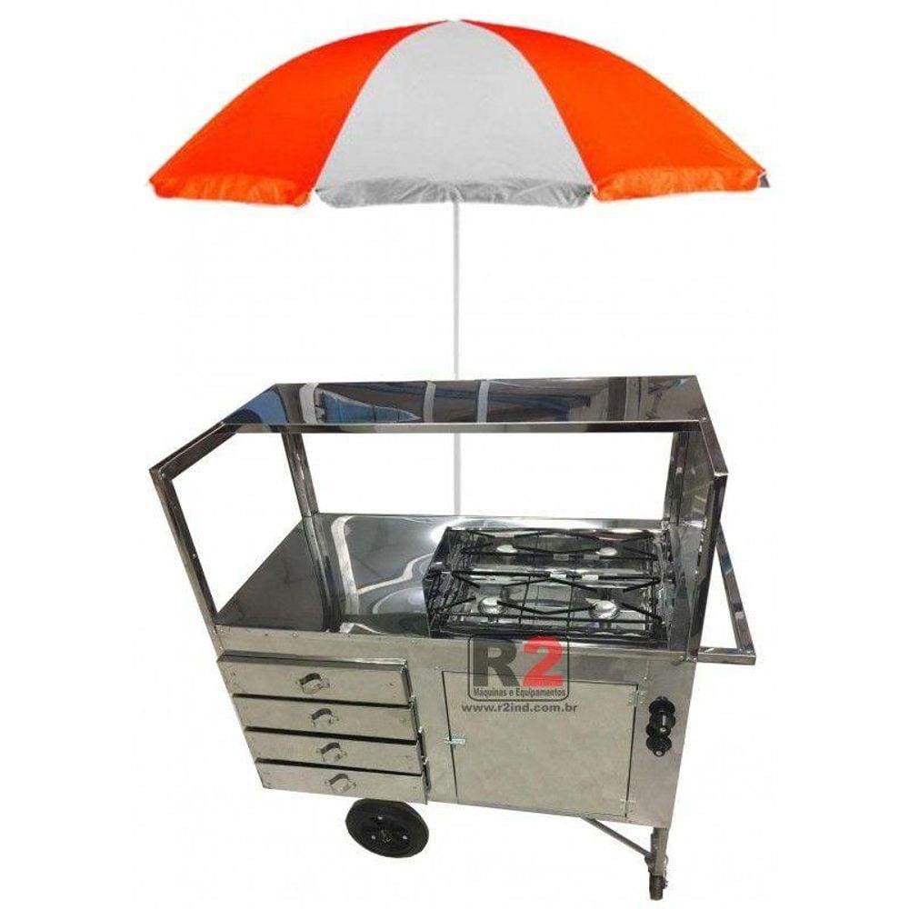 Carrinho de Tapioca em Inox Profissional 66419