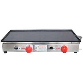 Chapa a Gás Cefaz 60 cm Baixa Pressão 2 Queimadores CS-02