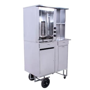 Carrinho de Churrasco Grego R2 com Baú de Mantimentos e Caixa 66433