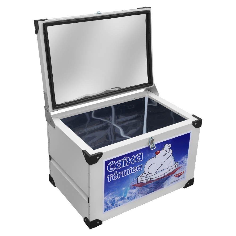 Caixa Térmica 68 Litros Cefaz Inox com Válvula de Escoamento CTI-75