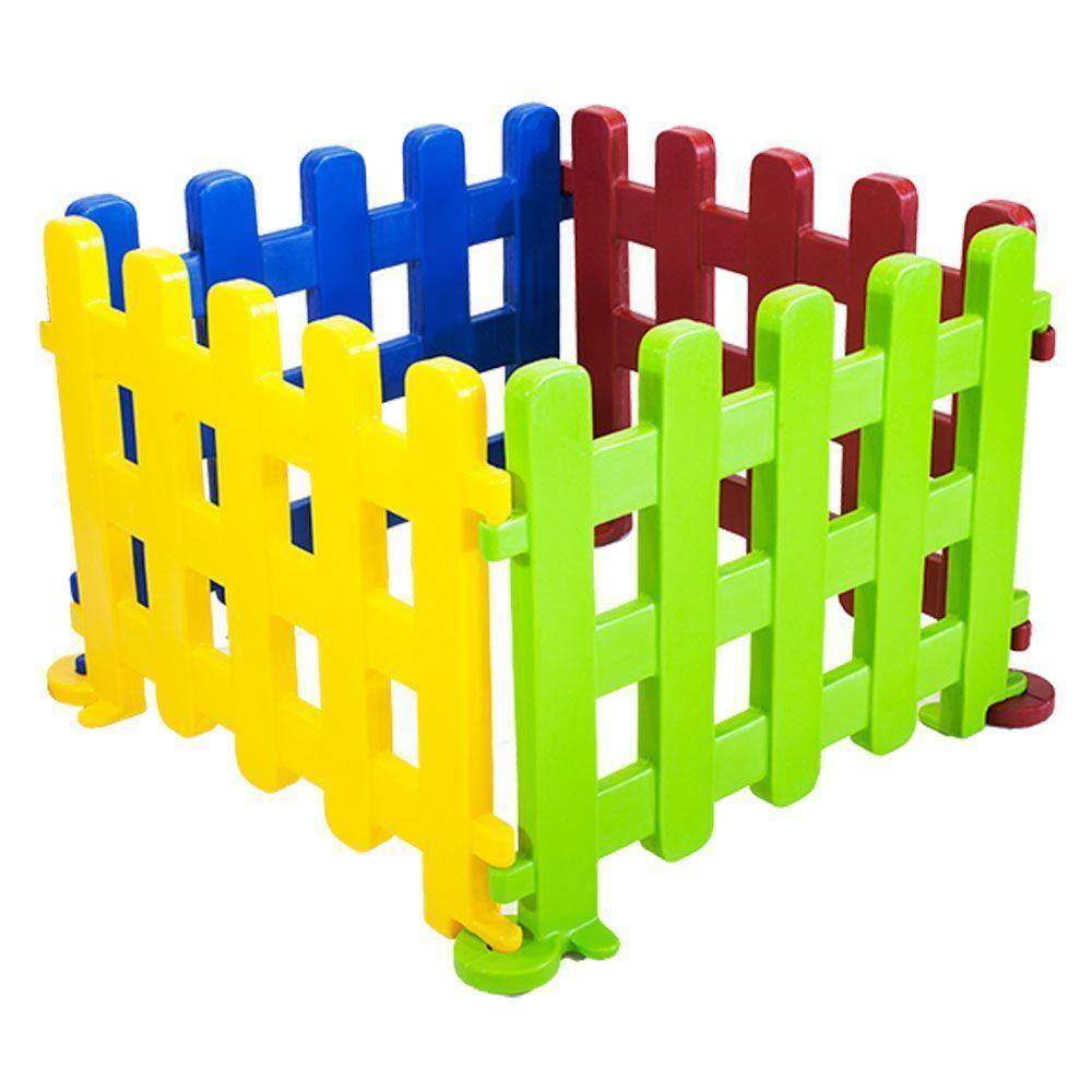 Cercadinho Infantil Rotoplas Colorido Modular 1m x 1m