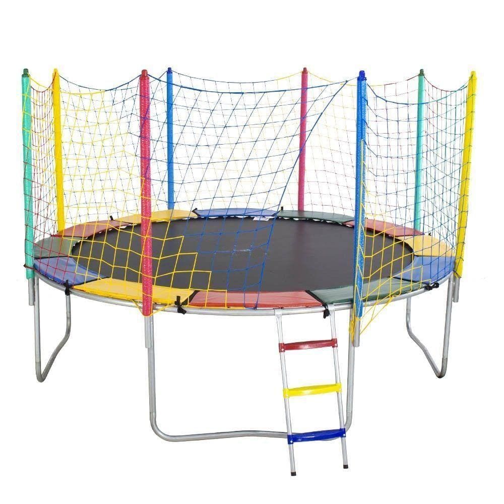 Cama Elástica ChicoPlay de 3,05 m Lona Preta Importada sem Emenda