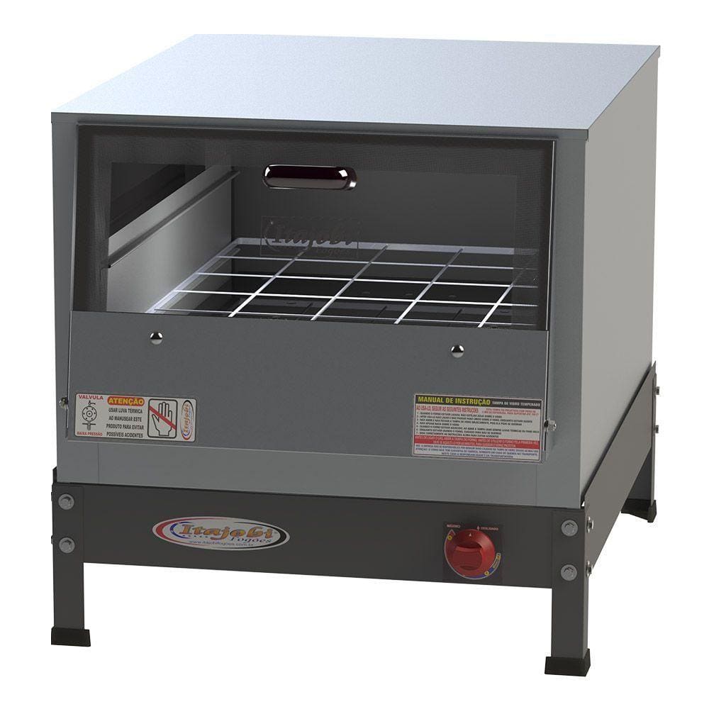 Forno de Mesa Pequeno Itajobi Baixa Pressão com Tampa de Vidro