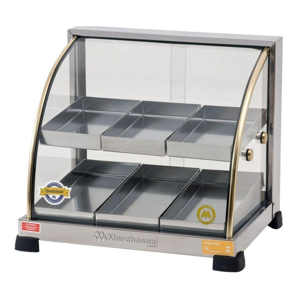Estufa Marchesoni Ouro Curva Dupla com 6 Bandejas 127V