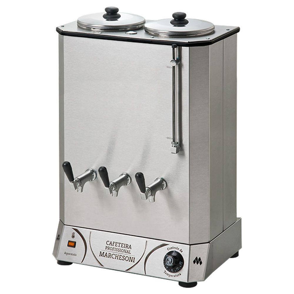 Cafeteira Elétrica Marchesoni Profissional 16 Litros com 2 Reservatórios 220V