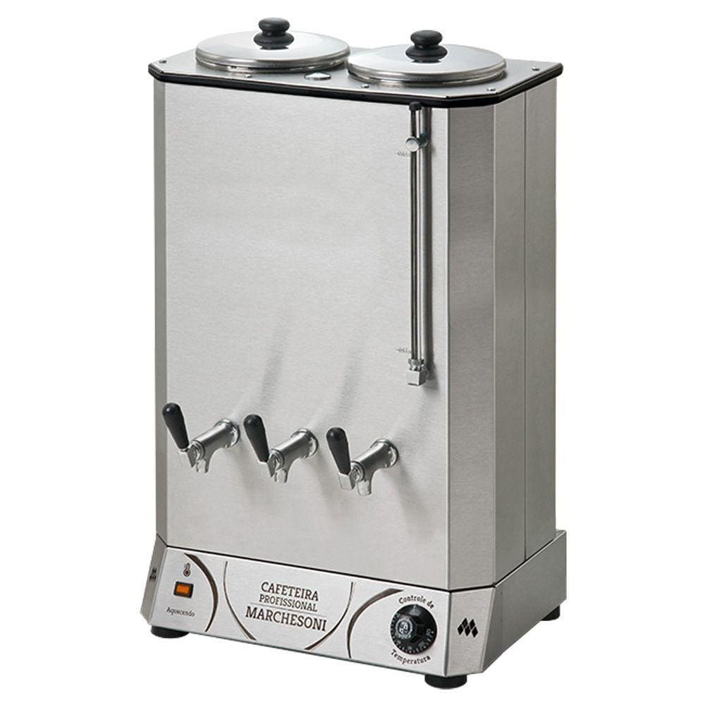 Cafeteira Elétrica Marchesoni Profissional 20 Litros com 2 Reservatórios 220V