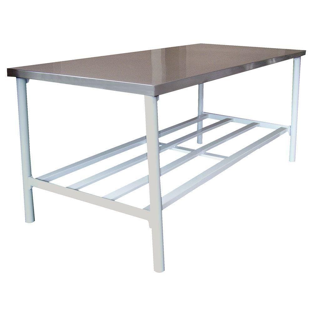 Mesa de Manipulação Tampo Inox Metalcubas BA 190X90 CM