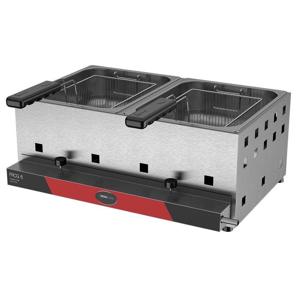 Fritadeira a Gás Metalcubas 6 Litros FRCG6