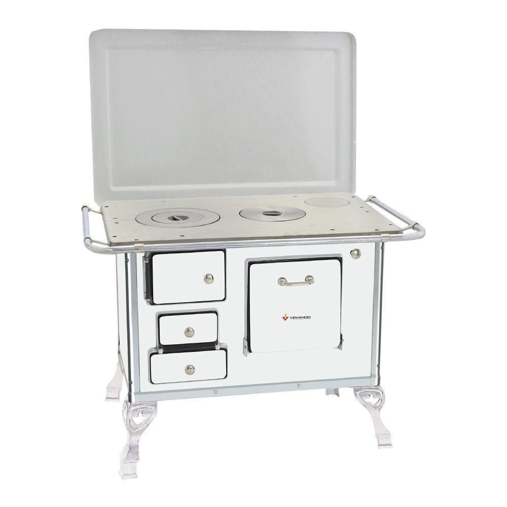 Fogão a Lenha Venâncio 02 Branco com Tampa 2dtbr