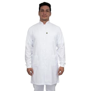 Jaleco Masculino Gola Padre com Punho