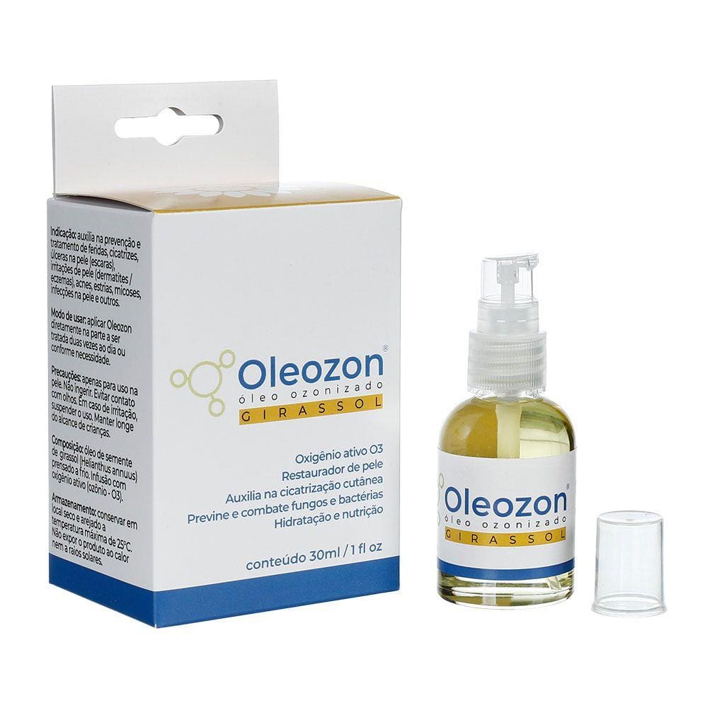 Óleo de Girassol Ozonizado Oleozon 30ml