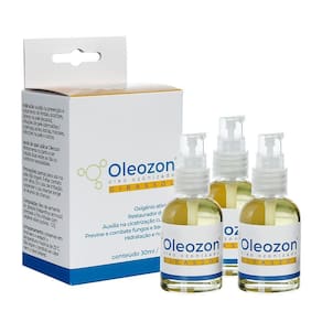 Óleo de Girassol Ozonizado Oleozon 30ml - 3 unidades