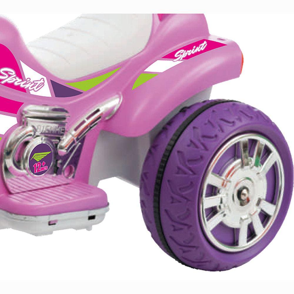 Moto Elétrica Infantil Bandeirante GT2 Turbo 12V Rosa - Bandeirante - 2562  BAND2562