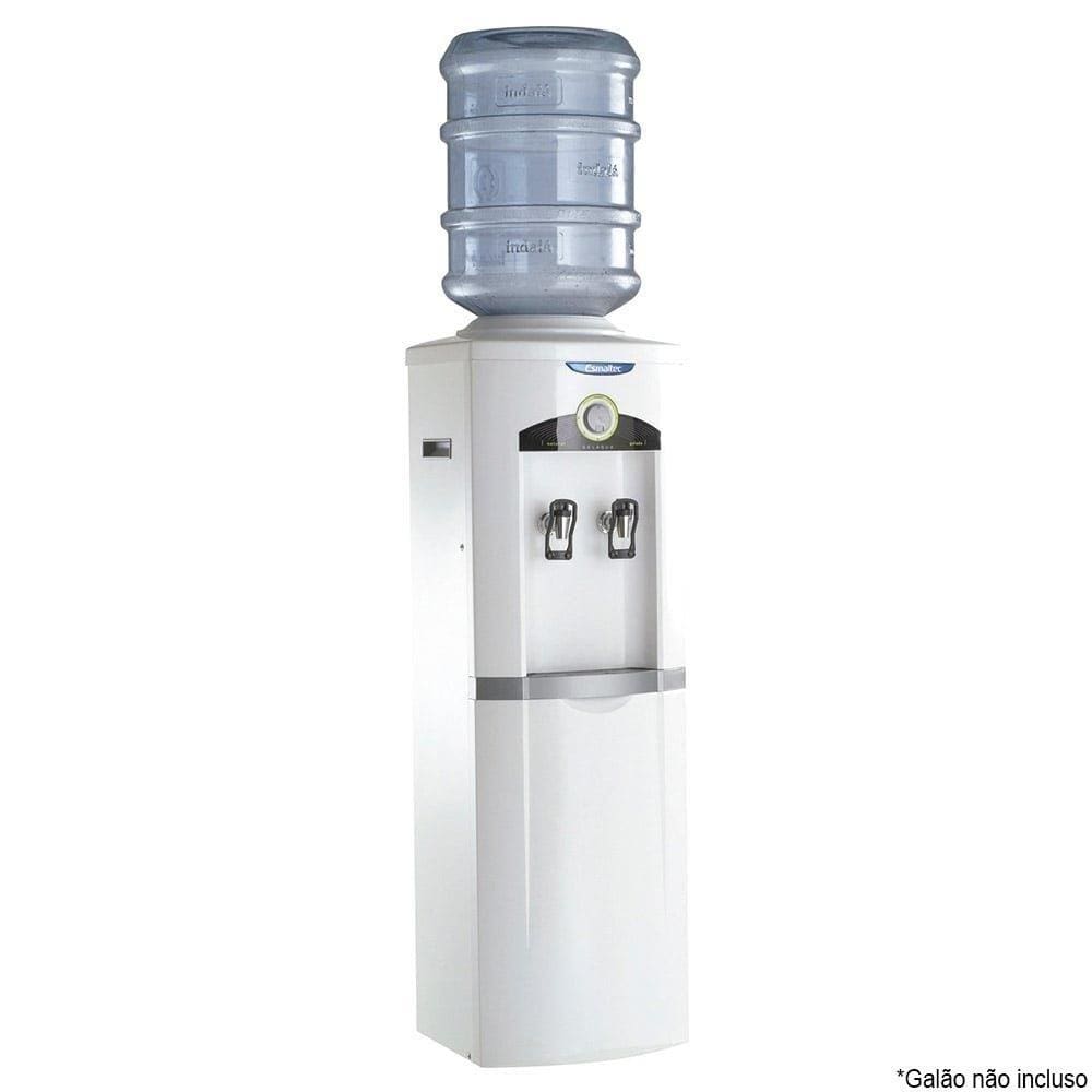 Bebedouro de Água de Coluna Esmaltec Gelagua EGC35B com Compressor Branco