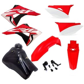 Kit Plástico Biker Next Crf 230 2007 P/ 2020 Adesivos e Tanque